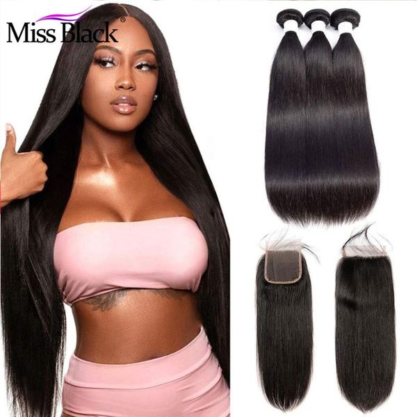 human hair bulks miss black brazilian straight 3/4 bundles extension with 4*4 lace closure double weft swiss
human hair bulks miss black brazilian straight 3/4 bundles extension with 4*4 lace closure double weft swiss
