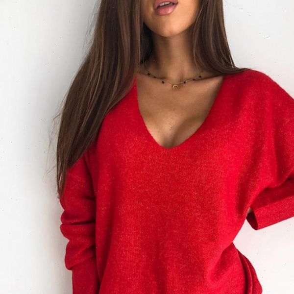 women autumn loose solid color v neck long sleeve emperament simple candy colored plush pullover sweater xmas gift, White;black
women autumn loose solid color v neck long sleeve emperament simple candy colored plush pullover sweater xmas gift, White;black