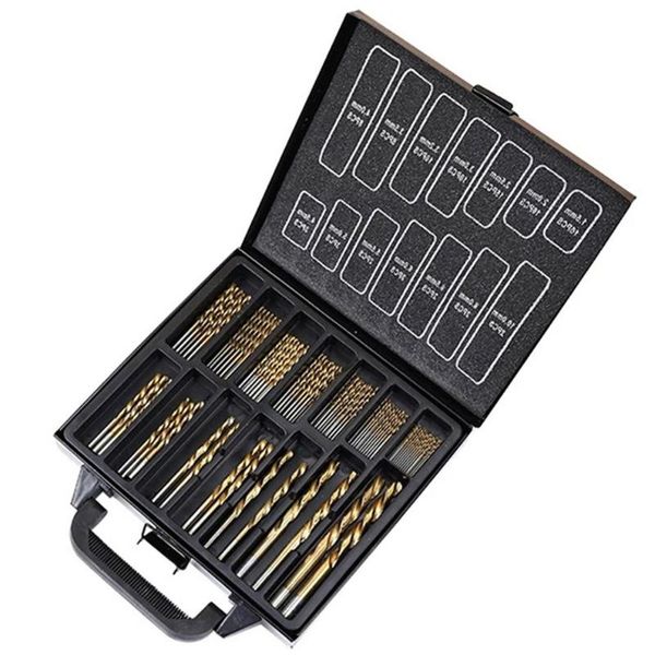 kitchen faucets 99pcs high speed steel titanium plated twist drill diy home use metal hss spiral bit for wood drilling
kitchen faucets 99pcs high speed steel titanium plated twist drill diy home use metal hss spiral bit for wood drilling
