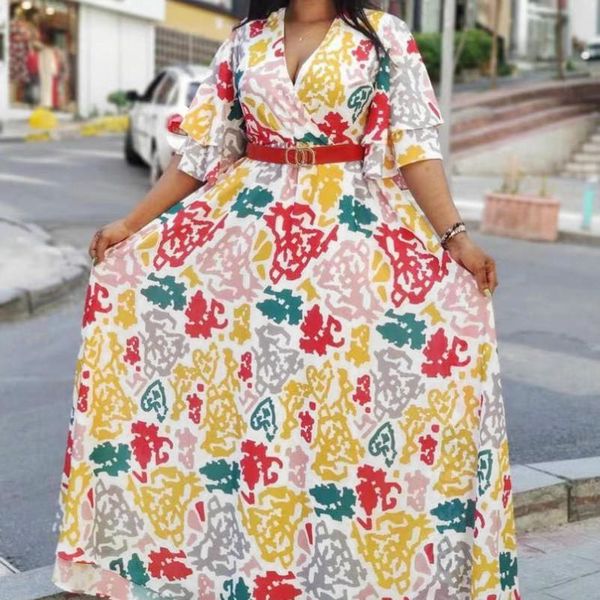 ethnic clothing autumn fashion style african women v-neck printing plus size long dress dresses for, Red
ethnic clothing autumn fashion style african women v-neck printing plus size long dress dresses for, Red