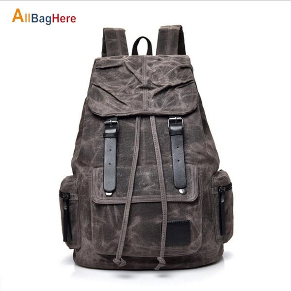 outdoor bags vintage canvas backpack men women casual camping school travel wear-resistant large capacity waterproof quality backpacks
outdoor bags vintage canvas backpack men women casual camping school travel wear-resistant large capacity waterproof quality backpacks