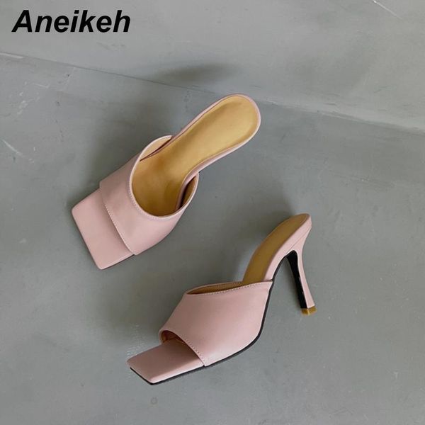 slippers aneikeh 2021 fashion women's shoes summer thin heels peep toe pu shallow party string sweet mature elegant leisure, Black
slippers aneikeh 2021 fashion women's shoes summer thin heels peep toe pu shallow party string sweet mature elegant leisure, Black