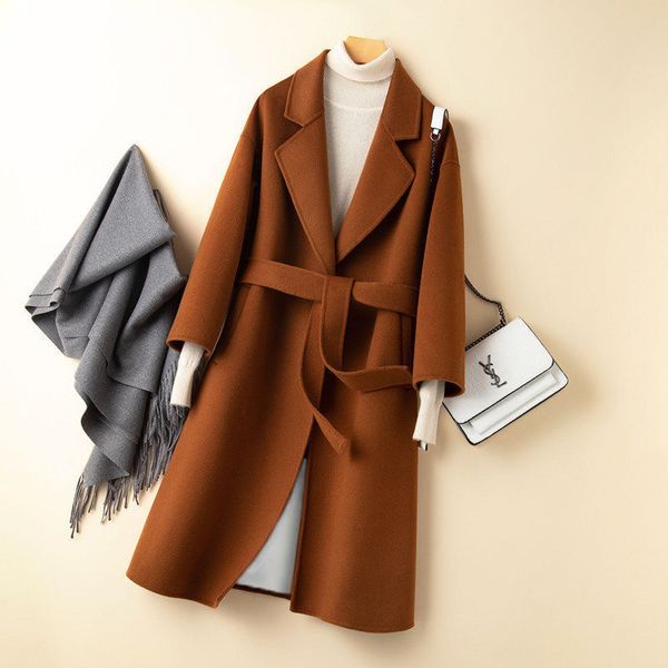 women's wool & blends women long jackets autumn women's fashionable wool coat with warm, soft casual jacket outwear ghqe, Black
women's wool & blends women long jackets autumn women's fashionable wool coat with warm, soft casual jacket outwear ghqe, Black