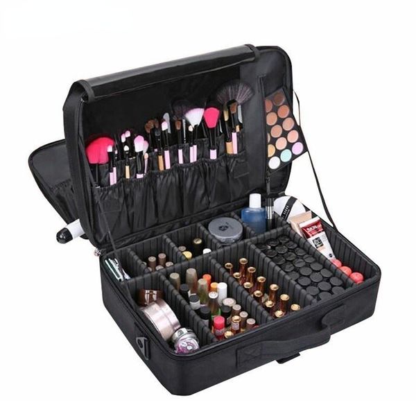 storage boxes & bins brand female professional makeup organizer bolso mujer cosmetic bag large capacity case multilayer suitcas
storage boxes & bins brand female professional makeup organizer bolso mujer cosmetic bag large capacity case multilayer suitcas