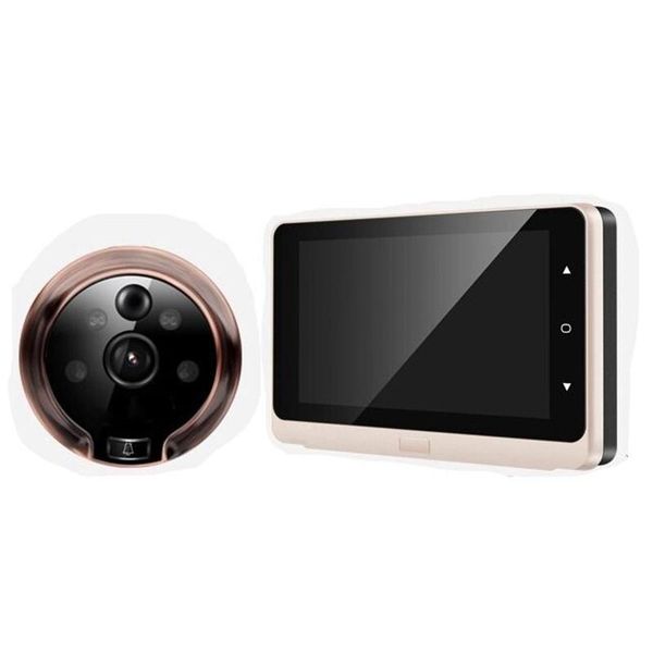5 inches 720p doorbell viewer digital door peephole viewer camera door eye video record wide angle 160°
5 inches 720p doorbell viewer digital door peephole viewer camera door eye video record wide angle 160°