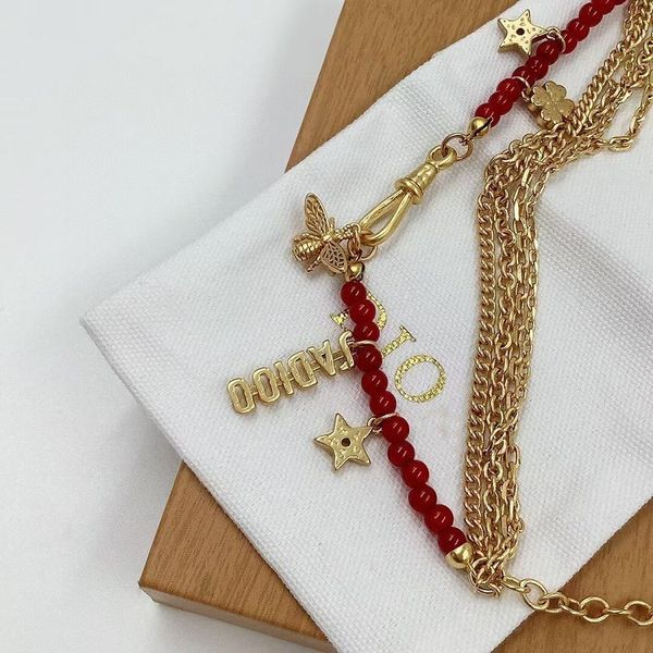 aaa designer jewelry new multi-layer chain bee bracelet fashion national style red pearl letter bracelet for women in 2021, Silver
aaa designer jewelry new multi-layer chain bee bracelet fashion national style red pearl letter bracelet for women in 2021, Silver