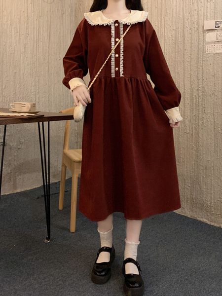 dressed korean fashion in turtleneck autumn doll and winter 2021new french retro-red dress kawaii female 1phv, Black;gray
dressed korean fashion in turtleneck autumn doll and winter 2021new french retro-red dress kawaii female 1phv, Black;gray