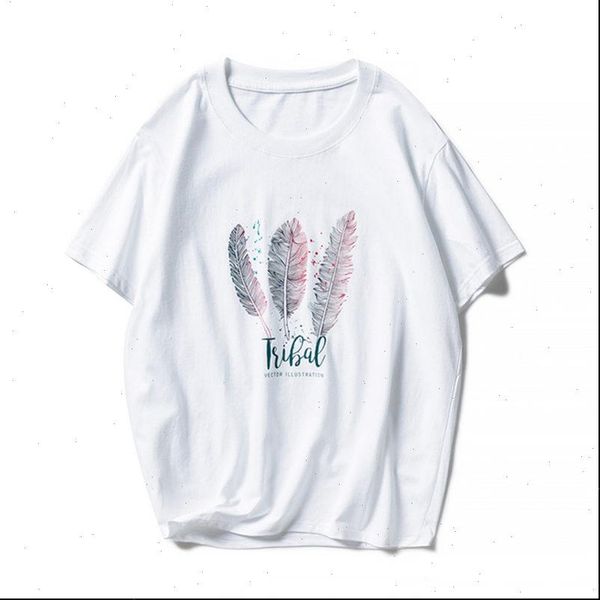 womens t shirt casual summer new print ladies white feather t shirt short sleeve harajuku t shirt drop shipping
womens t shirt casual summer new print ladies white feather t shirt short sleeve harajuku t shirt drop shipping