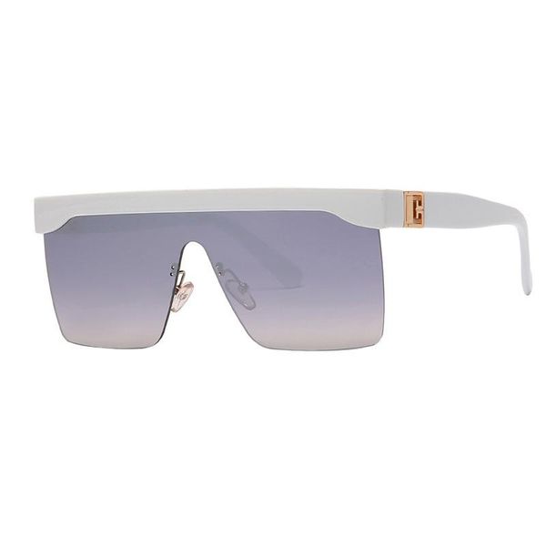 sunglasses 2021 semi-rimless gradient brand designer fashion sun glasses men and women traveling fishing uv400 goggles, White;black 
sunglasses 2021 semi-rimless gradient brand designer fashion sun glasses men and women traveling fishing uv400 goggles, White;black