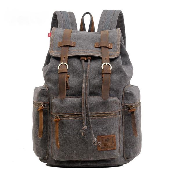 backpack men's european american retro canvas designer bags for women large-capacity computer bag student school
backpack men's european american retro canvas designer bags for women large-capacity computer bag student school