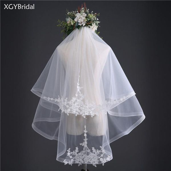 bridal veils 2021 elegant two layers appliqued wedding short with comb appliques accessories ivory welon novia, Black
bridal veils 2021 elegant two layers appliqued wedding short with comb appliques accessories ivory welon novia, Black