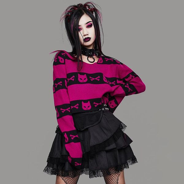 women's sweaters sweater cat printed crop long sleeves pullover round neck y2k winter clothes women knitting jersey mujer, White;black
women's sweaters sweater cat printed crop long sleeves pullover round neck y2k winter clothes women knitting jersey mujer, White;black