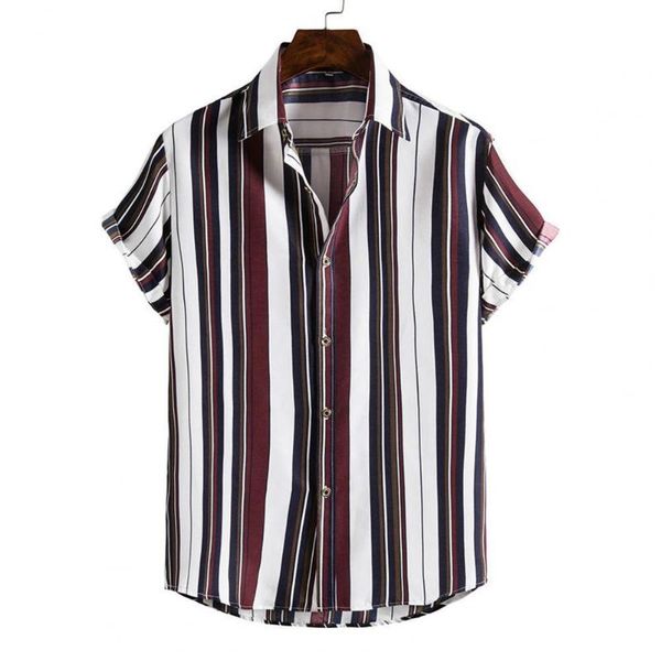 men's casual shirts drop men stripes/tree printed short sleeve turn-down collar slim hawaiian shirt beachwear for travel, White;black
men's casual shirts drop men stripes/tree printed short sleeve turn-down collar slim hawaiian shirt beachwear for travel, White;black