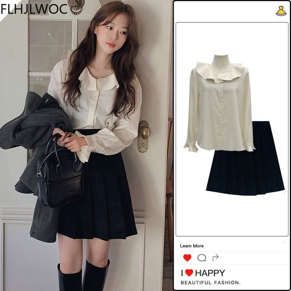 women's knits & tees spring fenimine female chic korea women flare sleeve cute peter pan collar solid single breasted button, White
women's knits & tees spring fenimine female chic korea women flare sleeve cute peter pan collar solid single breasted button, White