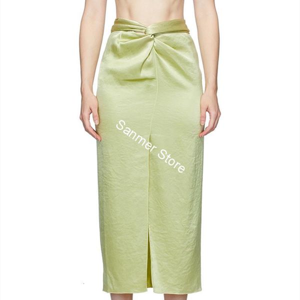 2021 new feminino split midi saia atada cor slida cintura alta primavera vero saias opx1, Black
2021 new feminino split midi saia atada cor slida cintura alta primavera vero saias opx1, Black