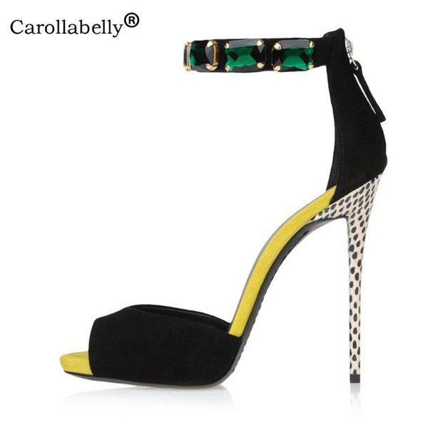dress shoes carollabelly 2021 stilettos women peep toe high heels diamond black suede sandals wedding
dress shoes carollabelly 2021 stilettos women peep toe high heels diamond black suede sandals wedding