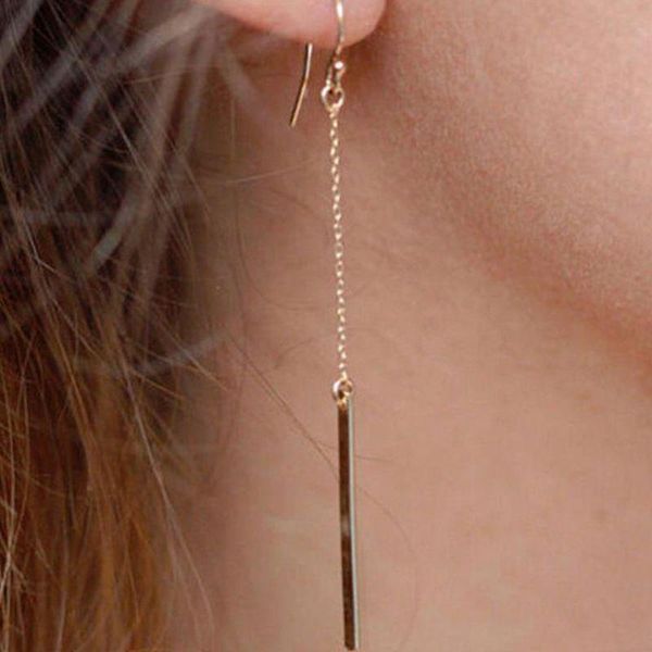 dangle & chandelier simple street beat earrings long a word chain ear hook pendant foreign trade punk style jewelry gift, Silver
dangle & chandelier simple street beat earrings long a word chain ear hook pendant foreign trade punk style jewelry gift, Silver