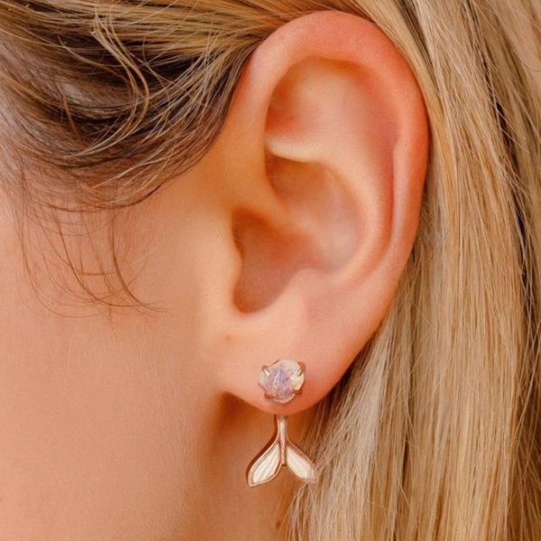 earrings & necklace fashion charm mermaid tail pendant for women creative design shiny zircon rhinestones fishtail dangle jewelry, Silver
earrings & necklace fashion charm mermaid tail pendant for women creative design shiny zircon rhinestones fishtail dangle jewelry, Silver