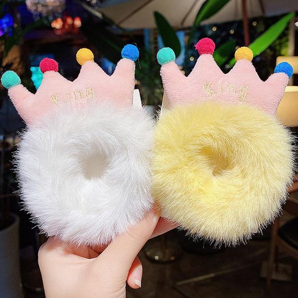 hair accessories 2021 cute crown elastic bands candy color fur scrunchies children girls ponytail holder headwear, Slivery;white
hair accessories 2021 cute crown elastic bands candy color fur scrunchies children girls ponytail holder headwear, Slivery;white
