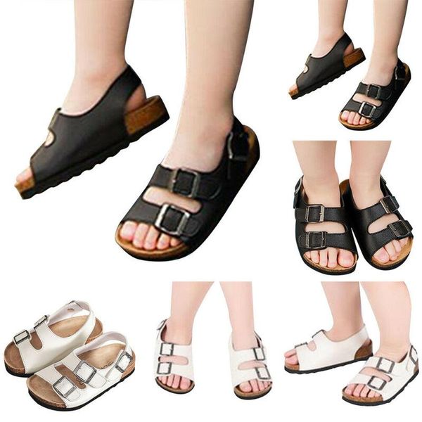 sandals boys girls summer slip on cork beach children casual open toes slippers, Black;red
sandals boys girls summer slip on cork beach children casual open toes slippers, Black;red