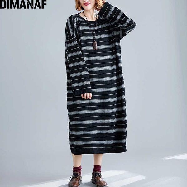 women dress plus size winter knitting vestidos striped black vintage female elegnat lady long sleeve sweater 5xl 210531, Black;gray
women dress plus size winter knitting vestidos striped black vintage female elegnat lady long sleeve sweater 5xl 210531, Black;gray