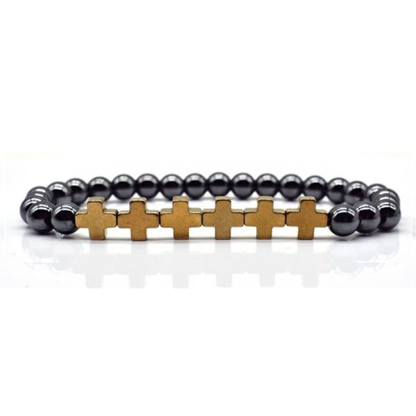 cross string bracelet 6mm natural stone tiger eye turquoise malachite lava beads stretch bracelets men fashion jewelry, Black
cross string bracelet 6mm natural stone tiger eye turquoise malachite lava beads stretch bracelets men fashion jewelry, Black