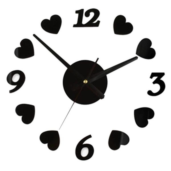 wall clocks modern 3d diy digital heart shape 10.5cm/4.1inch home living room decor red, black sticker clock
wall clocks modern 3d diy digital heart shape 10.5cm/4.1inch home living room decor red, black sticker clock