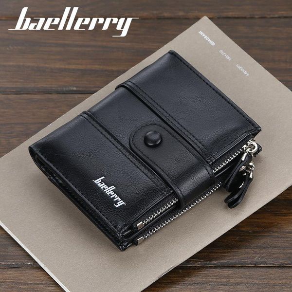 business double zipper card holder leather wallet men luxury short coin purse vintage small mens wallets stylish purses clutch, Red;black
business double zipper card holder leather wallet men luxury short coin purse vintage small mens wallets stylish purses clutch, Red;black