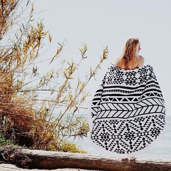 towel 2021 cotton velvet round beach yoga mat fringed printing 
towel 2021 cotton velvet round beach yoga mat fringed printing