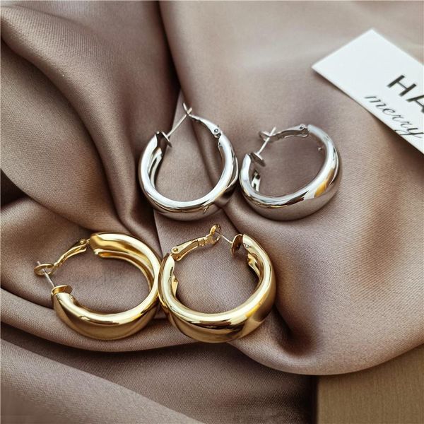hoop & huggie vintage gold silver color round circle earrings for women 2021 minimalist metal party geometric big earring jewelry gifts, Golden;silver
hoop & huggie vintage gold silver color round circle earrings for women 2021 minimalist metal party geometric big earring jewelry gifts, Golden;silver