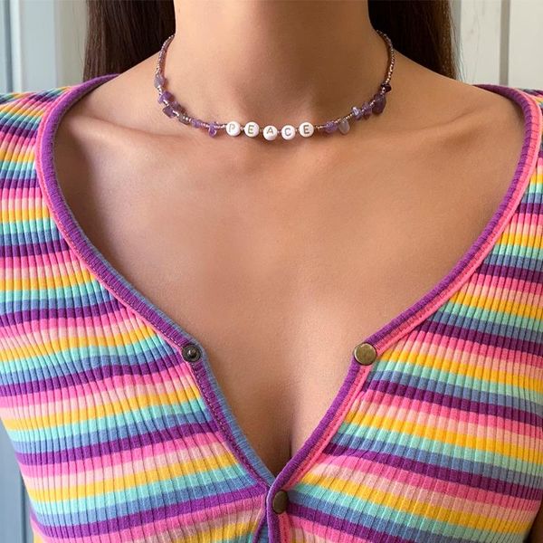 chains lacteo 2021 trendy colorful beeds actylic clavicle chain choker necklace jewelry for women kpop letter material charm, Silver
chains lacteo 2021 trendy colorful beeds actylic clavicle chain choker necklace jewelry for women kpop letter material charm, Silver