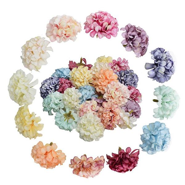 decorative flowers & wreaths hydrangea 4.5cm wedding party 10pcs/set wreath handmade silk gift diy home decoration artificial f
decorative flowers & wreaths hydrangea 4.5cm wedding party 10pcs/set wreath handmade silk gift diy home decoration artificial f