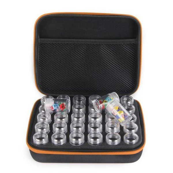 30 slots diy nail art craft storage case embroidery box with zipper and bottles beauty tools tk-ing
30 slots diy nail art craft storage case embroidery box with zipper and bottles beauty tools tk-ing