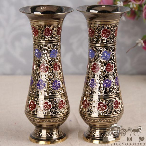 vases 20cm handicraft bronze colored copper vase flower arrangement for flowers wedding decoration 1pcs
vases 20cm handicraft bronze colored copper vase flower arrangement for flowers wedding decoration 1pcs