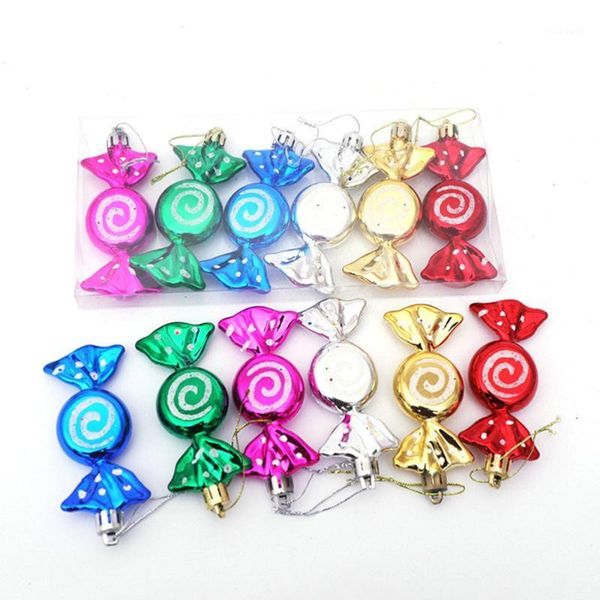 christmas decorations a box of six colorful decoration candy props hanging pendant ornament party supplies for tree
christmas decorations a box of six colorful decoration candy props hanging pendant ornament party supplies for tree