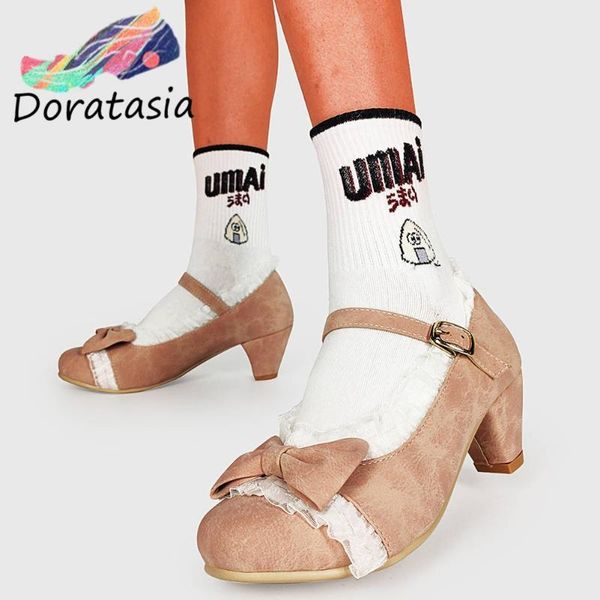 dress shoes doratasia the large size 48 women solid buckle round toe marry janes lolita sweet great quality pumps, Black
dress shoes doratasia the large size 48 women solid buckle round toe marry janes lolita sweet great quality pumps, Black