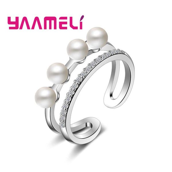 cluster rings arrical genuine 925 sterling silver crown pearl opening finger for women girlfriendcrystal jewelry present wholesale, Golden;silver
cluster rings arrical genuine 925 sterling silver crown pearl opening finger for women girlfriendcrystal jewelry present wholesale, Golden;silver