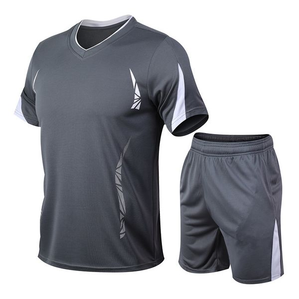short mouw t-shirt men fast running losse sport pak large scope basketball pack 2 delight set, Gray
short mouw t-shirt men fast running losse sport pak large scope basketball pack 2 delight set, Gray