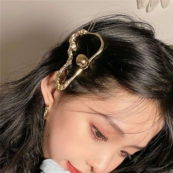hbp japan and south korea ins wind net red metal women's versatile fashion simple headdress out hairpin edge clip, Silver
hbp japan and south korea ins wind net red metal women's versatile fashion simple headdress out hairpin edge clip, Silver