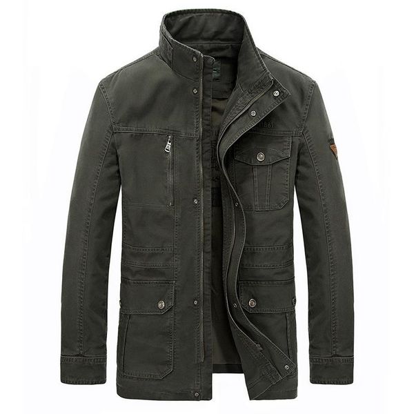 men's jackets 7xl 8xl military jacket men mid-long stand collar cotton coats multi-pockets casual loose clothing veste homme, Black;brown
men's jackets 7xl 8xl military jacket men mid-long stand collar cotton coats multi-pockets casual loose clothing veste homme, Black;brown