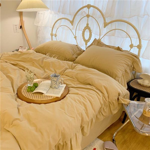 bedding sets korean cotton set girl solid color comfortable soft double bed fashion juego de cama bedroom textile dj60bs
bedding sets korean cotton set girl solid color comfortable soft double bed fashion juego de cama bedroom textile dj60bs