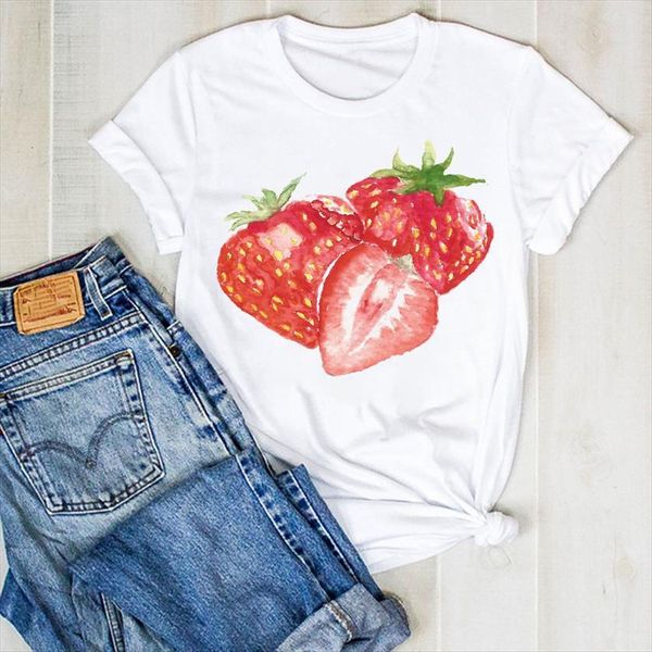 strawberry watercolor fashion fruit women t shirts beach summer tee clothes graphic, White
strawberry watercolor fashion fruit women t shirts beach summer tee clothes graphic, White