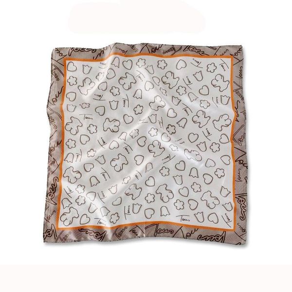 &dolphin women small square scarf 53x53 100% nature silk vintage khaki bear print spring summer headbands kerchief bag scarf, Blue;gray
&dolphin women small square scarf 53x53 100% nature silk vintage khaki bear print spring summer headbands kerchief bag scarf, Blue;gray