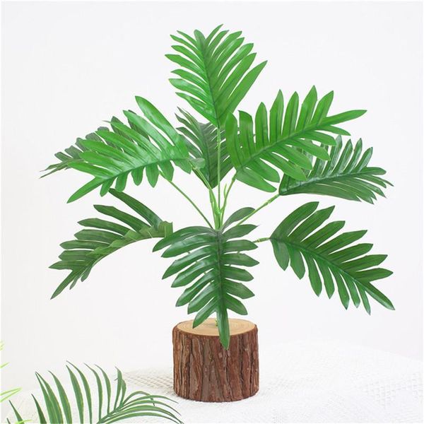38 cm green artificial palm leaf plastic plants garden home decorations scutellaria tropical tree fake plants
38 cm green artificial palm leaf plastic plants garden home decorations scutellaria tropical tree fake plants