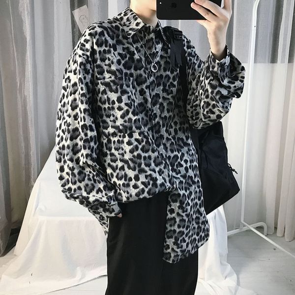 2021 new men's loose leopard printed long sleeve shirt fashion camisa social masculina streetwear clothes french cuff shirts -xl 4vk1, White
2021 new men's loose leopard printed long sleeve shirt fashion camisa social masculina streetwear clothes french cuff shirts -xl 4vk1, White