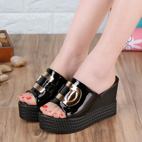 slippers drop slides women creepers wedges high heesls sandals slip on peep toe designer flip flops, Black
slippers drop slides women creepers wedges high heesls sandals slip on peep toe designer flip flops, Black
