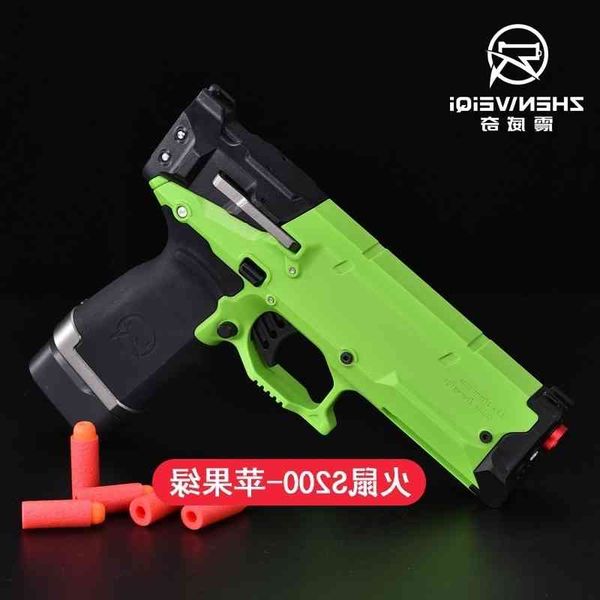 23zhenweiqi firemouse s200 soft bullet launcher model eva short sponge bar hand-held boy toy gun
23zhenweiqi firemouse s200 soft bullet launcher model eva short sponge bar hand-held boy toy gun