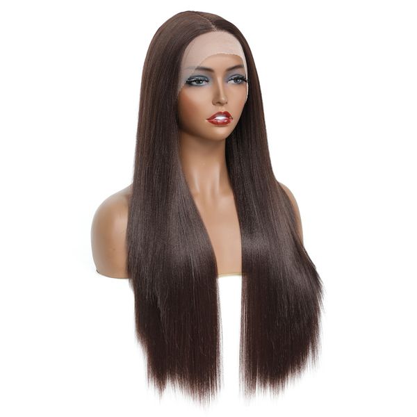 costume accessories yaki straight synthetic wigs natural black brown hair lace front wig 26 inch long mniddle part wig for black women daily, Silver
costume accessories yaki straight synthetic wigs natural black brown hair lace front wig 26 inch long mniddle part wig for black women daily, Silver