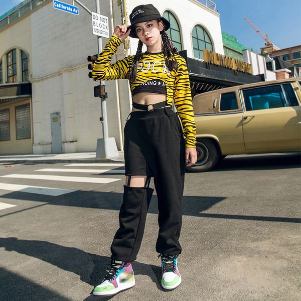 modern hip hop clothes kids girls jazz dance performance clothing long sleeve street dance pants catwalk fshion wear b2666, Black;red
modern hip hop clothes kids girls jazz dance performance clothing long sleeve street dance pants catwalk fshion wear b2666, Black;red