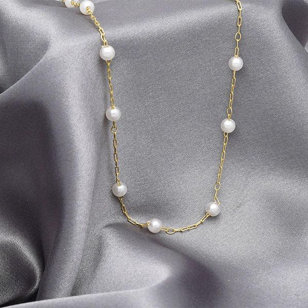 chains xiaoboacc barlow style vintage chockers chain french temperament elegant golden silver pearl necklace for women hiping
chains xiaoboacc barlow style vintage chockers chain french temperament elegant golden silver pearl necklace for women hiping